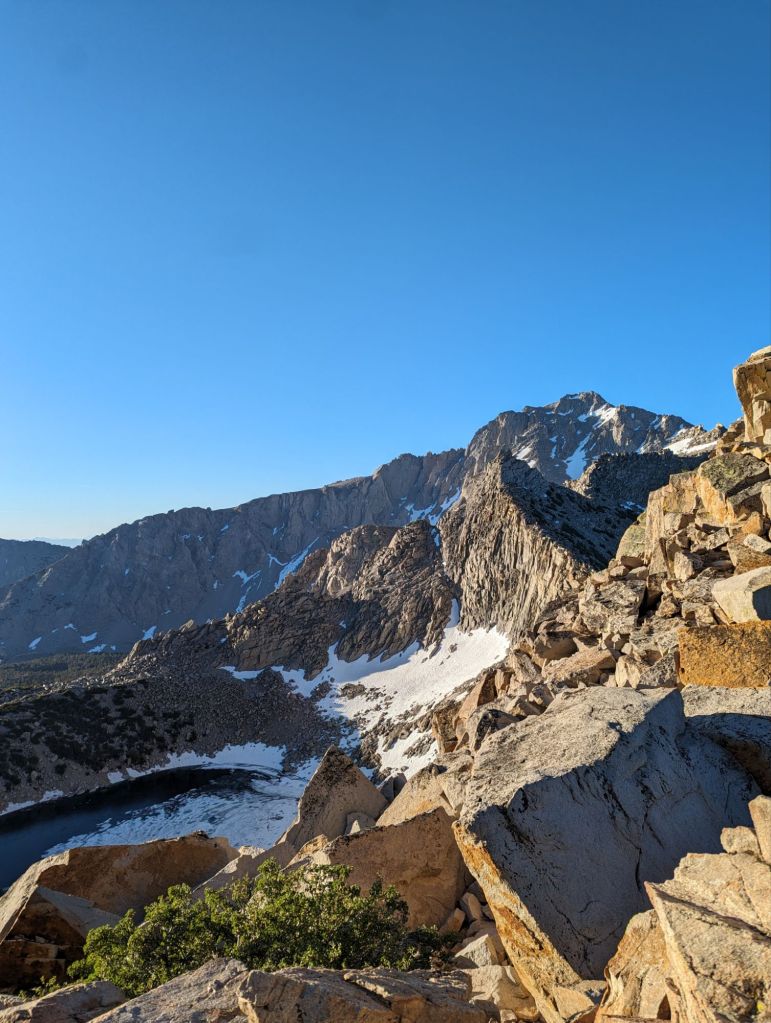 Eastern side of Kearsarge Pass