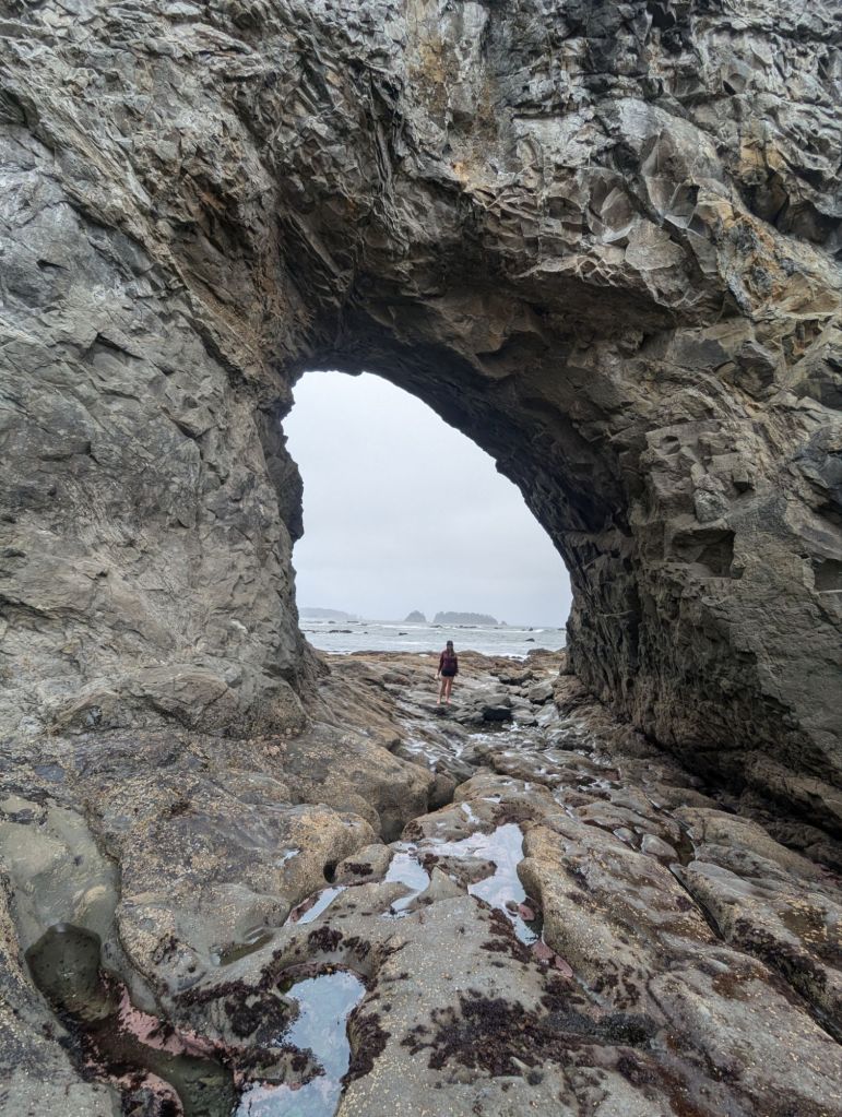 Molly in the "Hole in the Wall"