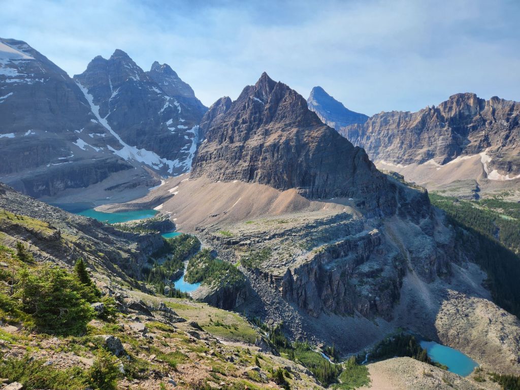 Mountains and alpine lakes