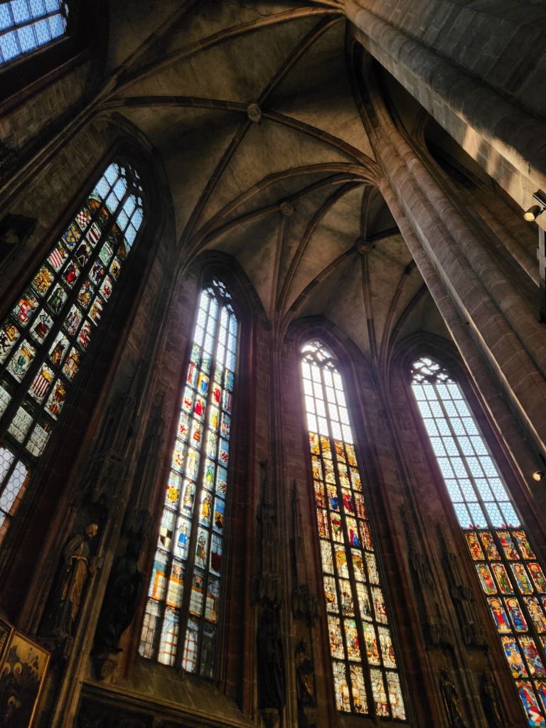 Stained glass in Saint Sebaldus Church