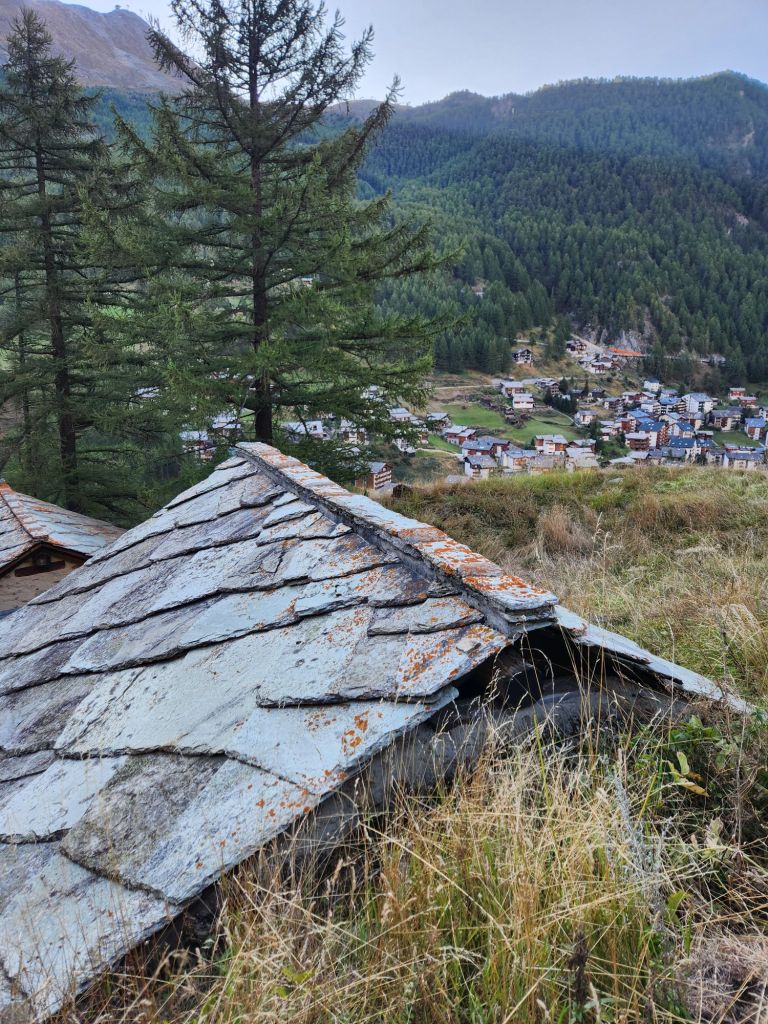 Swiss slate roof