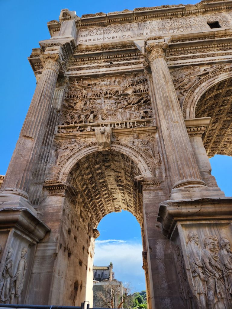 Roman forum arch