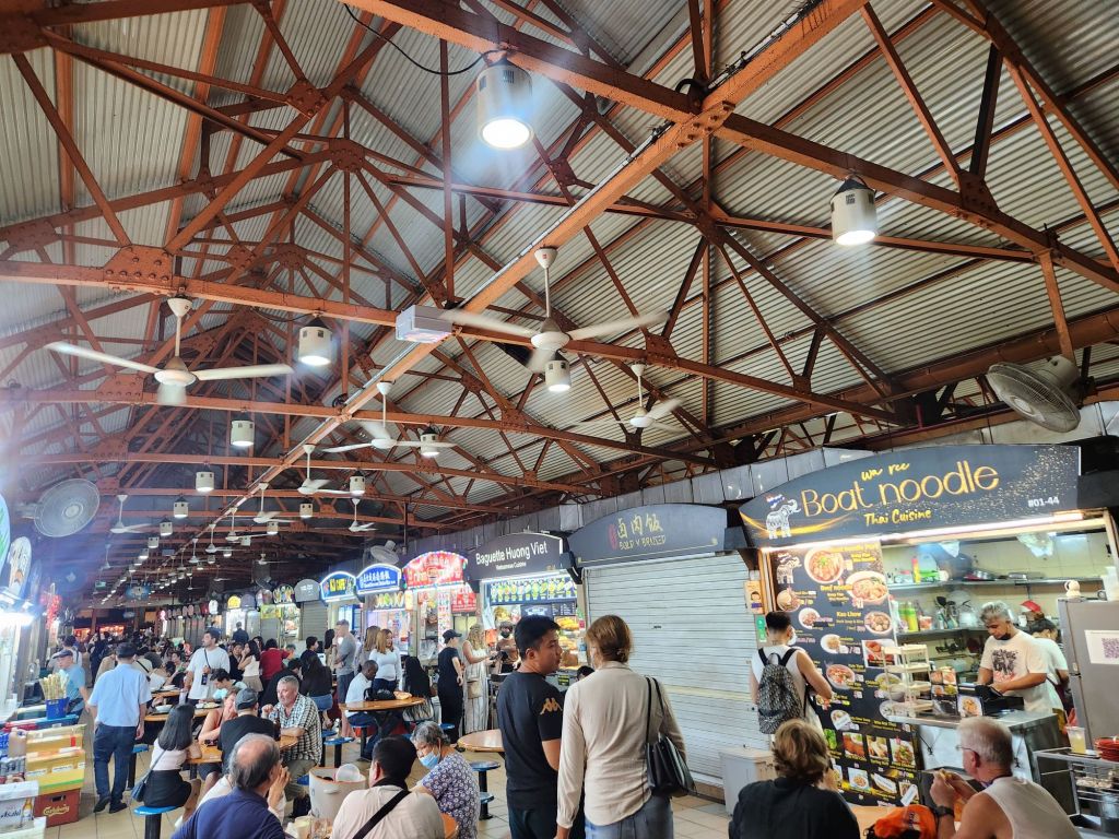 Singapore Chinatown food market