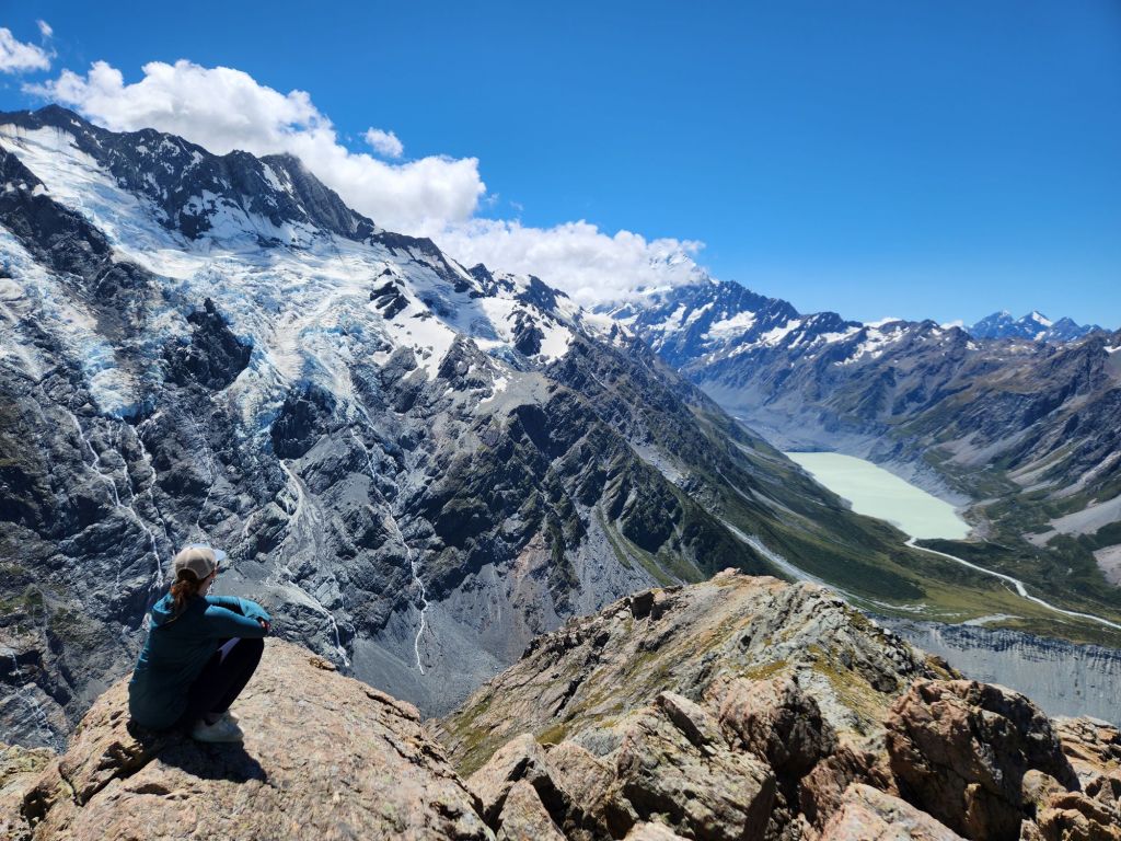 View from Mueller hut track